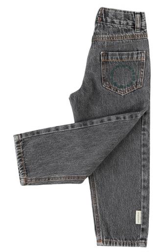 Piupiuchick,Trousers Washed Black Denim [3]