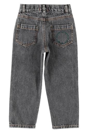 Piupiuchick,Trousers Washed Black Denim [1]