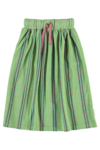 Piupiuchick,Long Skirt Green with Double Stripes [0]