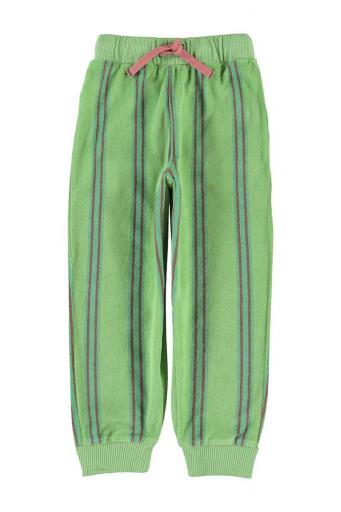 Piupiuchick,Jogging Pants Green with Double Stripes