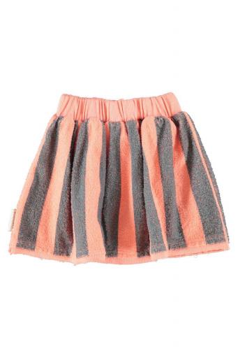 Piupiuchick,Short Skirt Pink & Green Stripes [2]
