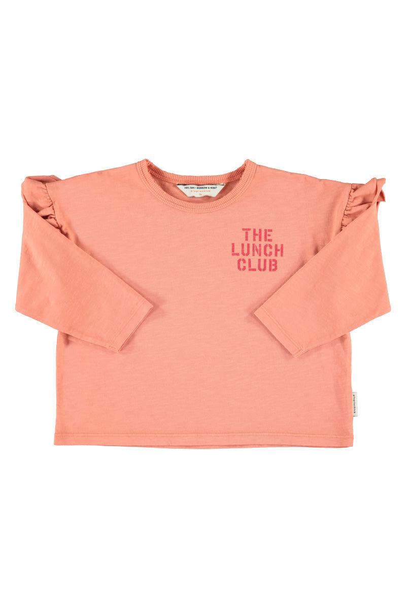 Piupiuchick,Longsleeve T´shirt Pink with Apple Print