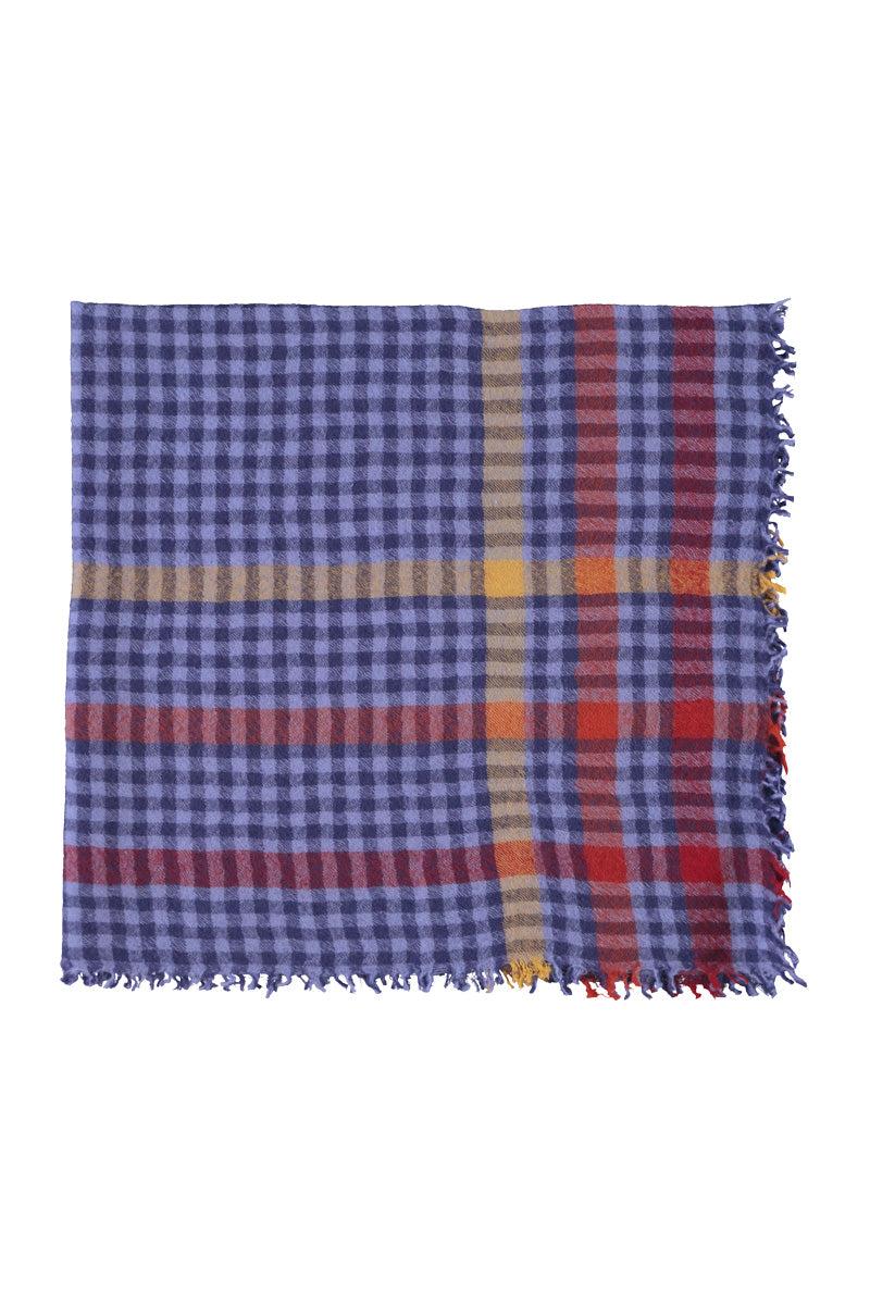 Piupiuchick,Scarf Purple Checkered
