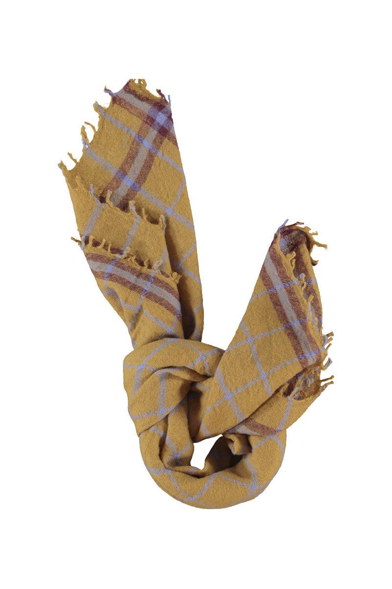 Piupiuchick,Scarf Light Green Checkered