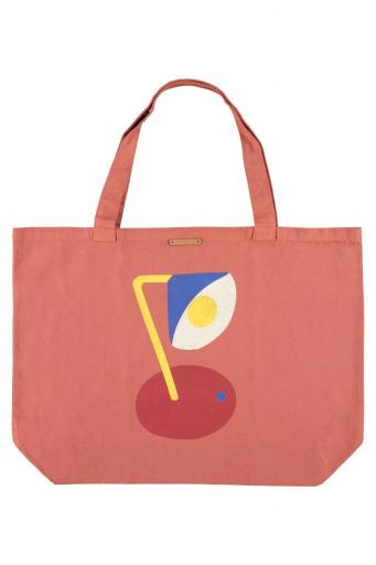 Piupiuchick,XL Bag Brick with Desk Lamp Print