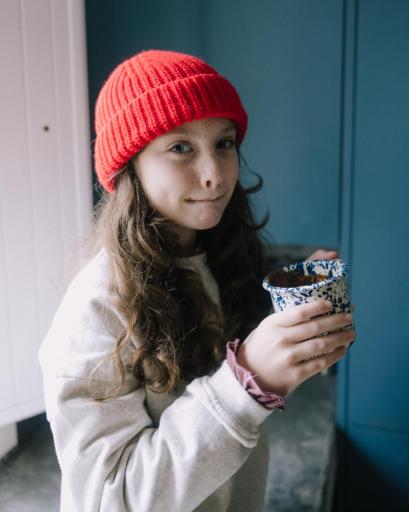 Búho,SOFT KNIT BEANNIE,poppy red [1]