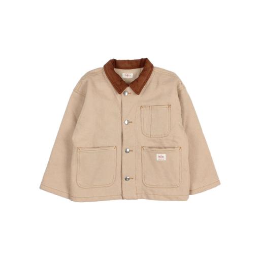 Búho,TWILL JACKET,biscuit