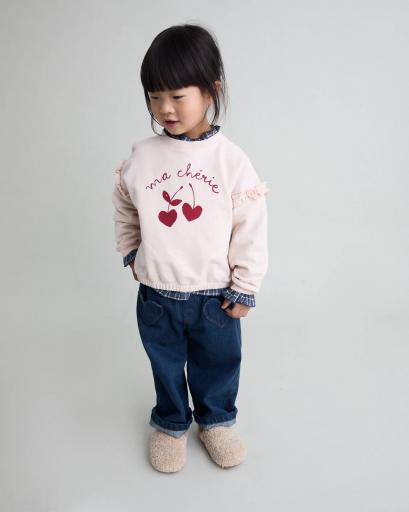 Búho,CHÉRIE SWEATSHIRT,cream pink  [2]