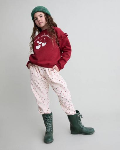 Búho,CHÉRIE SWEATSHIRT, cherry  [1]