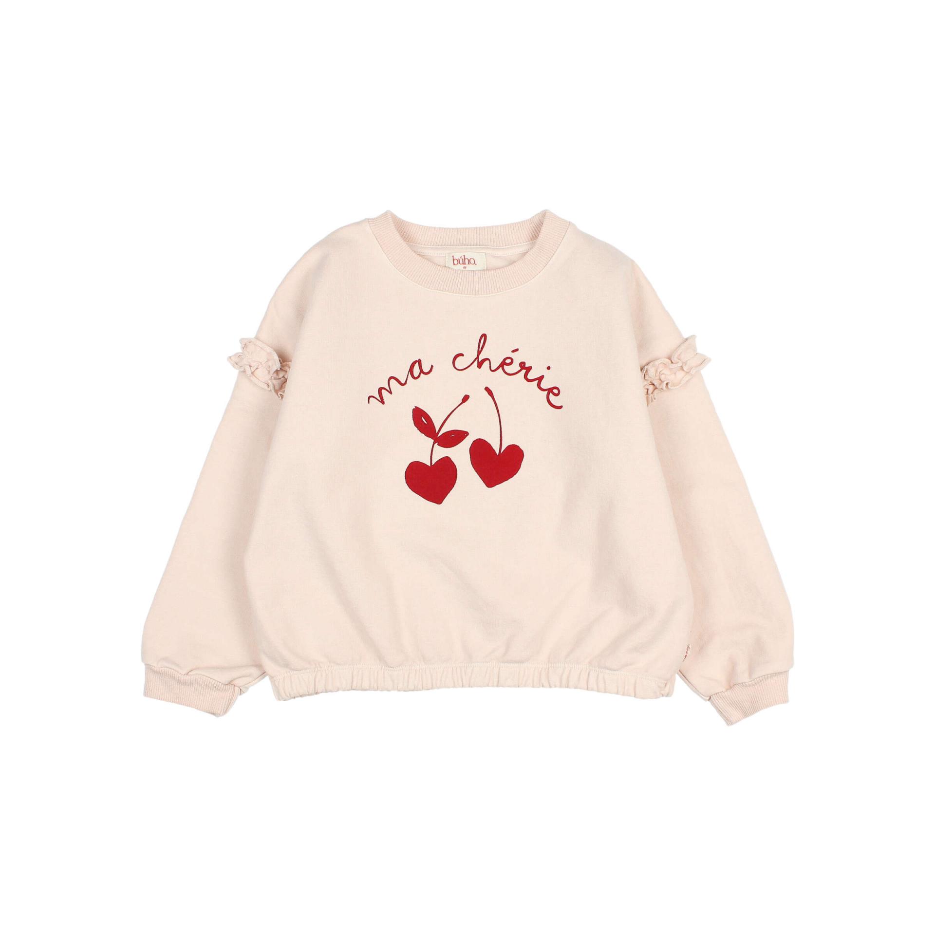 Búho,CHÉRIE SWEATSHIRT,cream pink