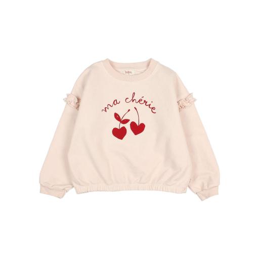 Búho,CHÉRIE SWEATSHIRT,cream pink 