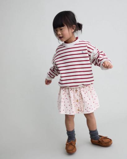 Búho,MINI CUORE SKIRT,cream pink  [1]