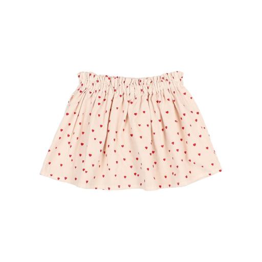 Búho,MINI CUORE SKIRT,cream pink  [2]