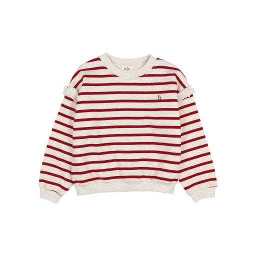 Búho,GIRLY SAILOR SWEATSHIRT, cherry  [0]