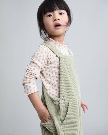 Búho, COTTAGE RIB T-SHIRT,cream pink [0]