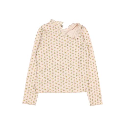 Búho, COTTAGE RIB T-SHIRT,cream pink [2]