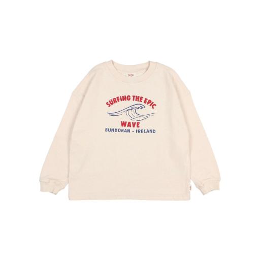 Búho,WAVE T-SHIRT, natural