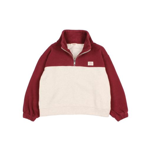 Búho,SOFT ZIP SWEATSHIRT, pomegranate  [2]