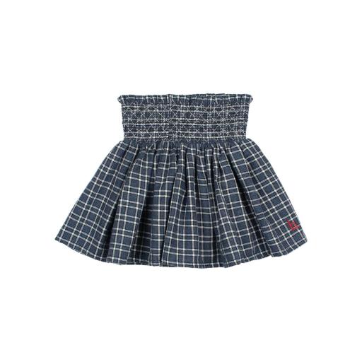 Búho,TARTAN SKIRT,navy [1]