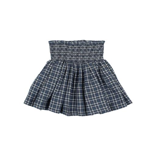 Búho,TARTAN SKIRT,navy [2]