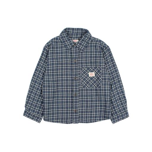 Búho,TARTAN SHIRT,navy