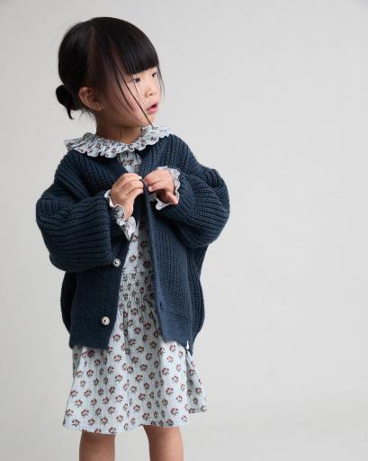 Búho,SOFT KNIT CARDIGAN,marine [3]