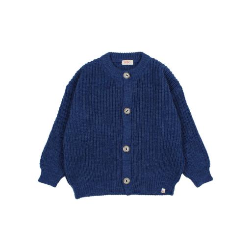Búho,SOFT KNIT CARDIGAN,marine
