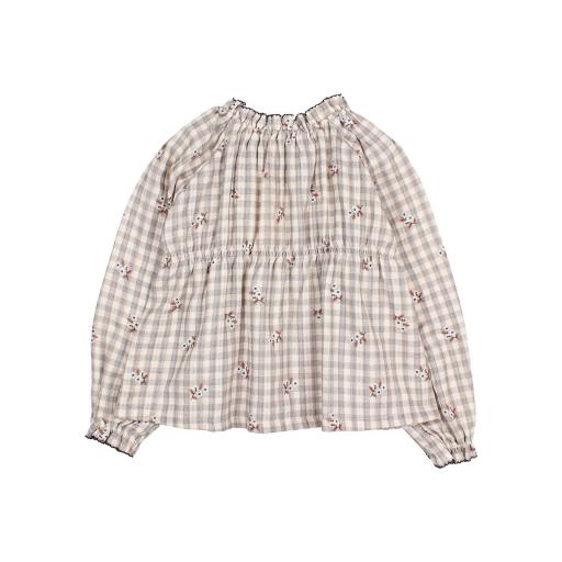 Búho,VICHY BLOUSE,grey [1]