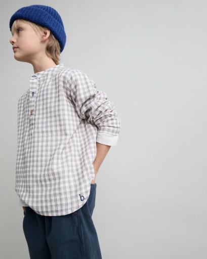 Búho,VICHY SHIRT,grey [1]