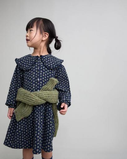 Búho,COTTAGE DRESS,navy [1]