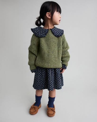 Búho,COTTAGE DRESS,navy [3]