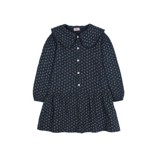 Búho,COTTAGE DRESS,navy