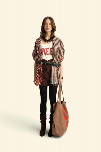 Sisters Department,Scarf | Red & black checkered [1]