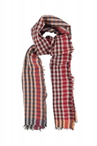 Sisters Department,Scarf | Red & black checkered [2]