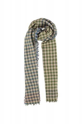 Sisters Department,Scarf | Green & blue checkered [0]