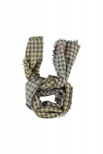 Sisters Department,Scarf | Green & blue checkered [1]