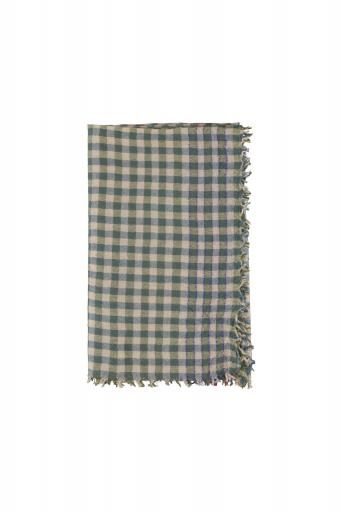 Sisters Department,Scarf | Green & blue checkered [2]