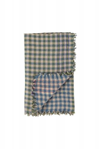 Sisters Department,Scarf | Green & blue checkered [3]