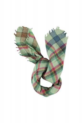 Sisters Department,Scarf | Light green checkered