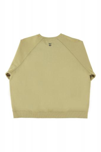 Sisters Department,Fitted sweatshirt | Kakhi w/ "double trouble" print [1]
