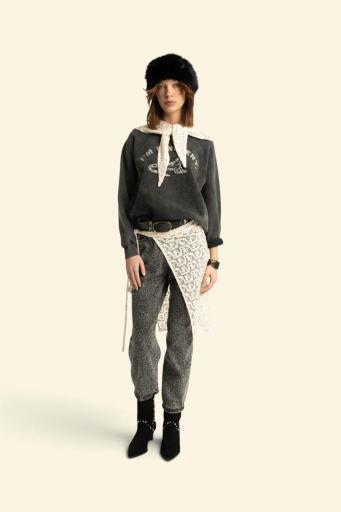 Sisters Department,Sweatshirt | Fadded black w/ "i´m innocent" print [1]