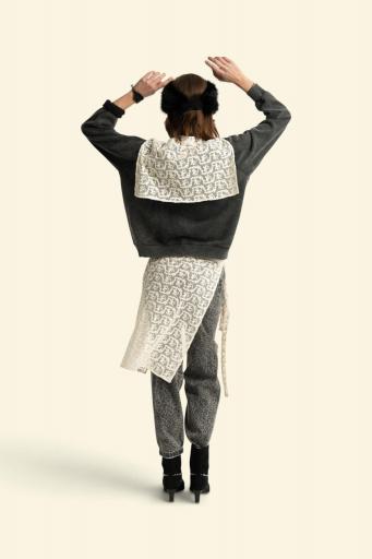 Sisters Department,Sweatshirt | Fadded black w/ "i´m innocent" print [2]