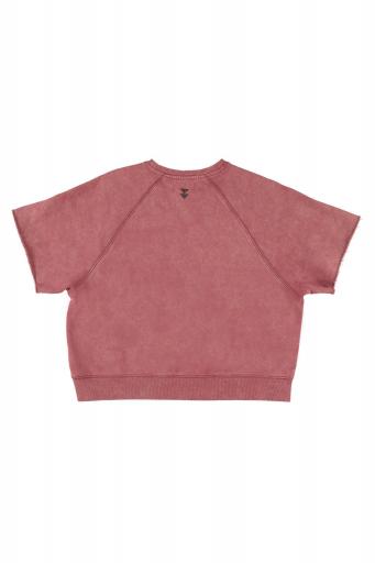 Sisters Department,Short sleeve sweatshirt | Bordeaux w/ "sisters dept" print [3]