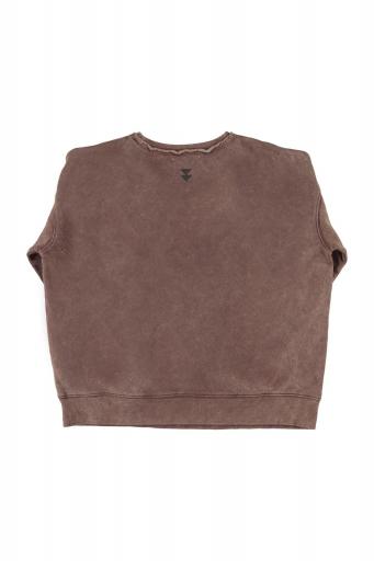Sisters Department,Sweatshirt | Fadded brown w/ "sweet" print [2]