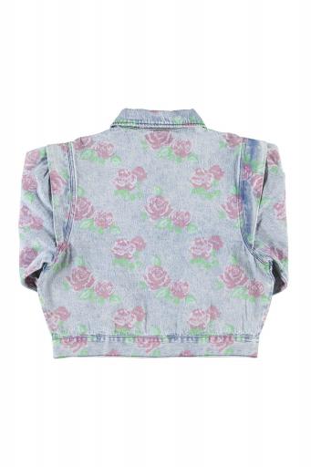 Sisters Department,Jacket | Washed blue denim w/  flowers  [1]