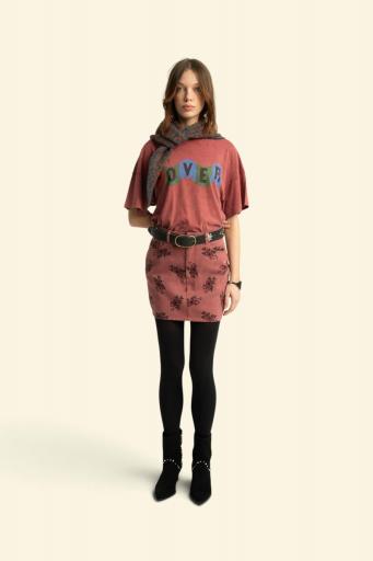 Sisters Department,Short skirt | Old pink w/  flowers  [1]
