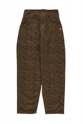 Sisters Department,Trousers | Brown w/ zebra print [0]