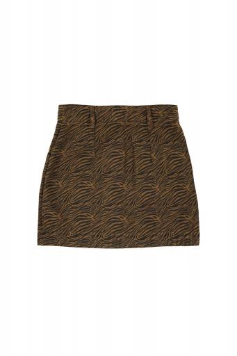 Sisters Department,Short skirt | Brown w/ zebra print [3]
