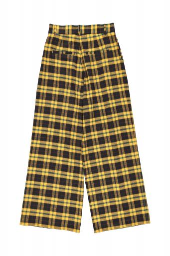 Sisters Department,Trousers | Yellow & black checkered [1]
