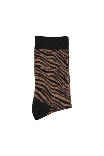 Piupiuchick,Socks Camel with Zebra Print